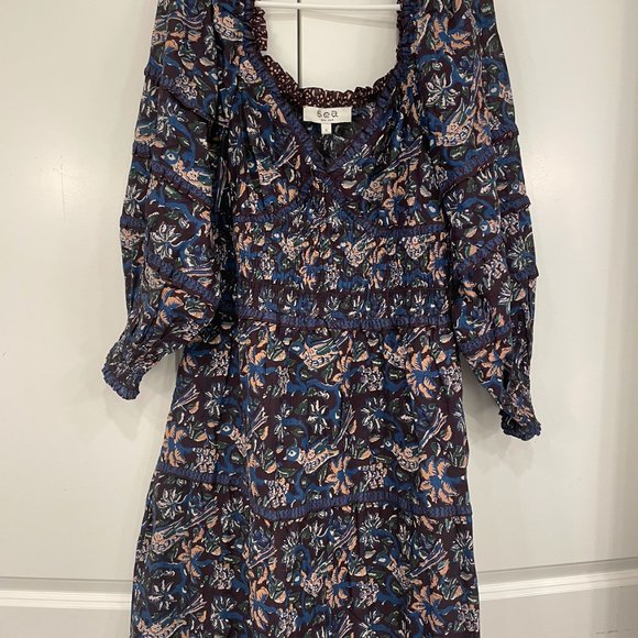Sea New York Noah Print Midi Dress (NWT) - Picture 5 of 5